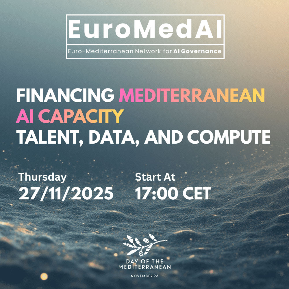 Financing Mediterranean AI Capacity: Talent, Data, and Compute